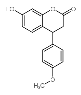 7-羟基-4-(4-甲氧基苯基)-3,4-二氢-2H-1-苯并吡喃-2-酮