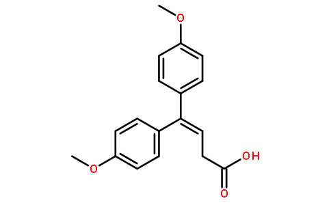 4,4-bis(4-methoxyphenyl)but-3-enoic acid