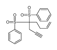 4-(benzenesulfonyl)oct-7-en-1-yn-4-ylsulfonylbenzene