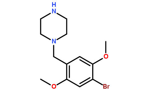 1-(4-溴-2,5-二甲氧基苄基)哌嗪