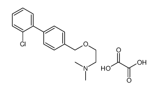 2-[[4-(2-chlorophenyl)phenyl]methoxy]-N,N-dimethylethanamine,oxalic acid