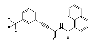 3-(3-trifluoromethyl-phenyl)-propynoic acid ((R)-1-naphthalen-1-yl-ethyl)-amide