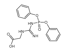 N-(diphenoxyphosphoryl-carbamimidoyl)-glycine