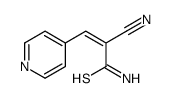 2-cyano-3-pyridin-4-ylprop-2-enethioamide