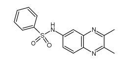 N-benzenesulphonyl-2,3-dimethyl-6-quinoxalinamine