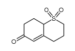 3,4,8,8a,tetrahydro-2H-1-benzothiopyran-6(7H)-one 1,1-dioxide