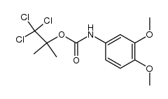 1,1,1-trichloro-2-methylpropan-2-yl (3,4-dimethoxyphenyl)carbamate