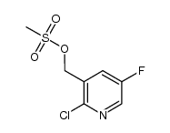 (2-chloro-5-fluoropyridin-3-yl)methyl methanesulfonate