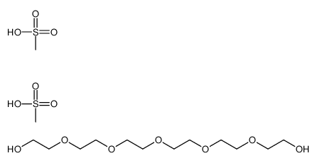 2-[2-[2-[2-[2-(2-hydroxyethoxy)ethoxy]ethoxy]ethoxy]ethoxy]ethanol,methanesulfonic acid