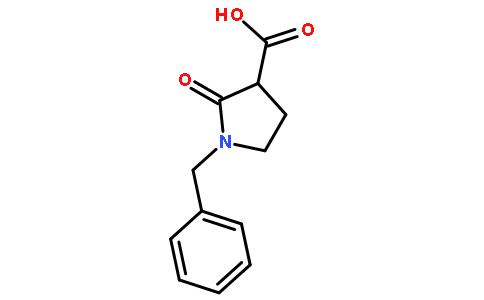 1-Benzyl-2-oxo-3-pyrrolidinecarboxylic acid