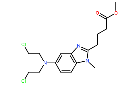 Bendamustine impurity 24/Bendamustine Methyl Ester/5-[Bis(2-chloroethyl)amino]-1-methyl-1H-benzimidazole-2-butanoic Acid Methyl Ester
