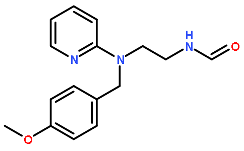 N’-甲酰基-N-(4-甲氧基苄基)-N-(2-吡啶基)-1,2-乙二胺