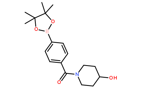 (4-羟基哌啶-1-基)-[4-(4,4,5,5-四甲基-1,3,2-二噁硼烷-2-基)苯基]甲酮