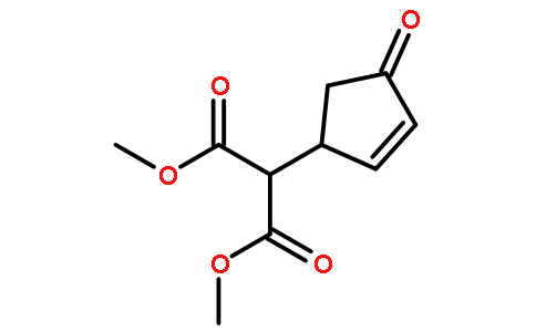 dimethyl 2-(4-oxocyclopent-2-en-1-yl)propanedioate