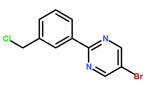 5-溴-2-(3-(氯甲基)苯基)嘧啶