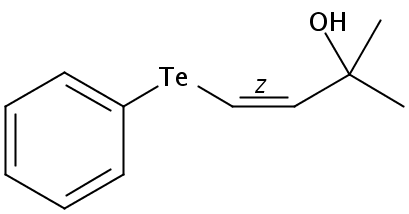 2-methyl-4-phenyltellanylbut-3-en-2-ol