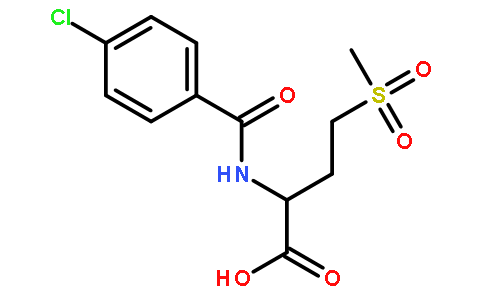 2-[(4-氯苯甲酰基)氨基]-4-(甲基磺酰基)丁酸