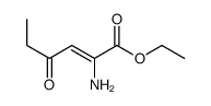ethyl 2-amino-4-oxohex-2-enoate