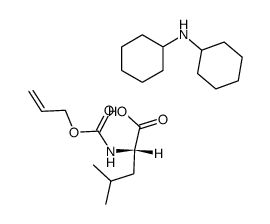 N-[(2-丙烯基氧基)羰基]-L-亮氨酸(二环己基铵)盐