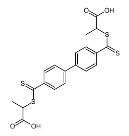 2-[4-[4-(1-carboxyethylsulfanylcarbothioyl)phenyl]benzenecarbothioyl]sulfanylpropanoic acid