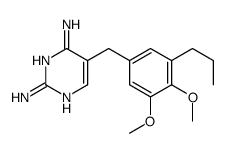 5-[(3,4-dimethoxy-5-propylphenyl)methyl]pyrimidine-2,4-diamine