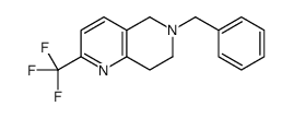 6-benzyl-2-(trifluoromethyl)-7,8-dihydro-5H-1,6-naphthyridine