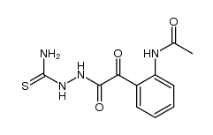 o-(acetylamino)phenylglyoxylothiosemicarbazide