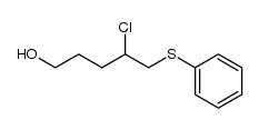 4-chloro-5-phenylthiopentanol