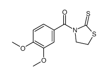 (3,4-dimethoxyphenyl)-(2-sulfanylidene-1,3-thiazolidin-3-yl)methanone