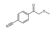 α-(methylthio)-p-cyanoacetophenone