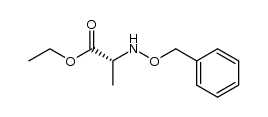 (R)-ethyl 2-((benzyloxy)amino)propanoate
