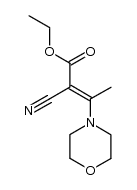 ethyl (E)-2-cyano-3-(1-morpholino)crotonate
