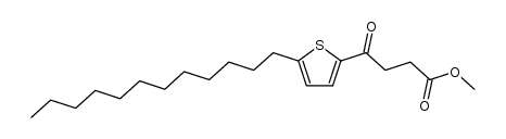 methyl 4-(5-dodecylthiophen-2-yl)-4-oxobutanoate