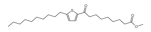 methyl 9-(5-decylthiophen-2-yl)-9-oxononanoate