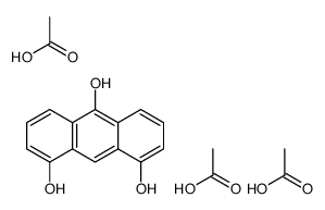 acetic acid,anthracene-1,8,10-triol