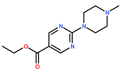 2-(4-甲基哌嗪-1-基)嘧啶-5-甲酸乙酯 285602