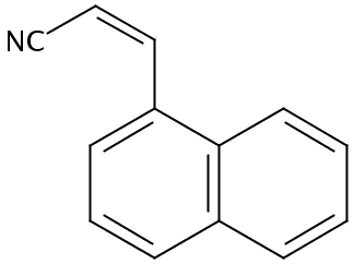 3-naphthalen-1-ylprop-2-enenitrile