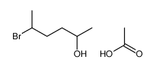 acetic acid,5-bromohexan-2-ol
