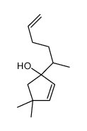 1-hex-5-en-2-yl-4,4-dimethylcyclopent-2-en-1-ol