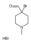 4-bromo-1-methylpiperidine-4-carbaldehyde,hydrobromide