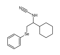 (1-cyclohexyl-2-phenylselanylethyl)cyanamide