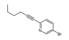 5-bromo-2-hex-1-ynylpyridine