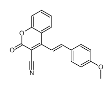 4-[2-(4-methoxyphenyl)ethenyl]-2-oxochromene-3-carbonitrile