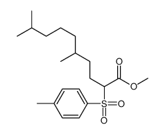 methyl 5,9-dimethyl-2-(4-methylphenyl)sulfonyldecanoate