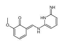 6-[[(6-aminopyridin-2-yl)amino]methylidene]-2-methoxycyclohexa-2,4-dien-1-one