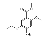 methyl 4-amino-5-(ethylthio)-2-methoxybenzoate