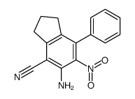5-氨基-6-硝基-7-苯基-2,3-二氢-1H-茚-4-甲腈