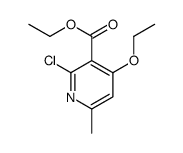2-氯-4-乙氧基-6-甲基-烟酸乙酯