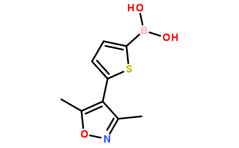 5-(3,5-二甲基异噁唑-4-基)噻吩-2-基-2-硼酸