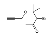 3-bromo-4-methyl-4-prop-2-ynoxypentan-2-one